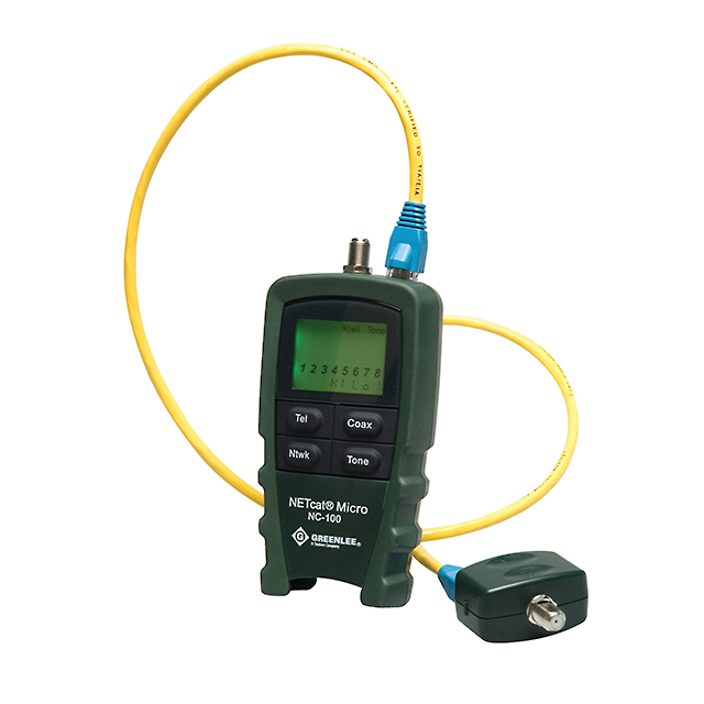 NC-100 Greenlee Communications                                                                    TESTER VDV NETCAT