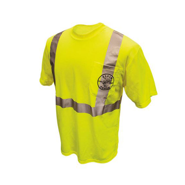 MBA00055-2 Klein Tools, Inc.                                                                    REFLECTIVE HIVIZ GREEN T-SHIRT,