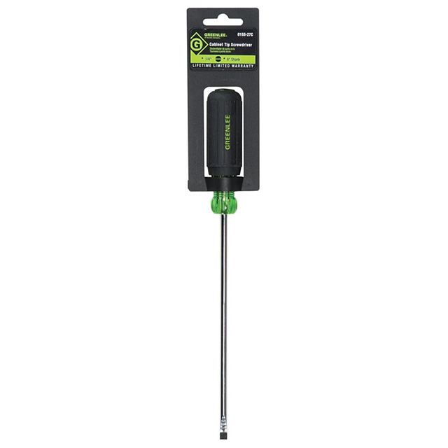 0153-27C Greenlee Communications                                                                    SCREWDRIVER SLOTTED 1/4