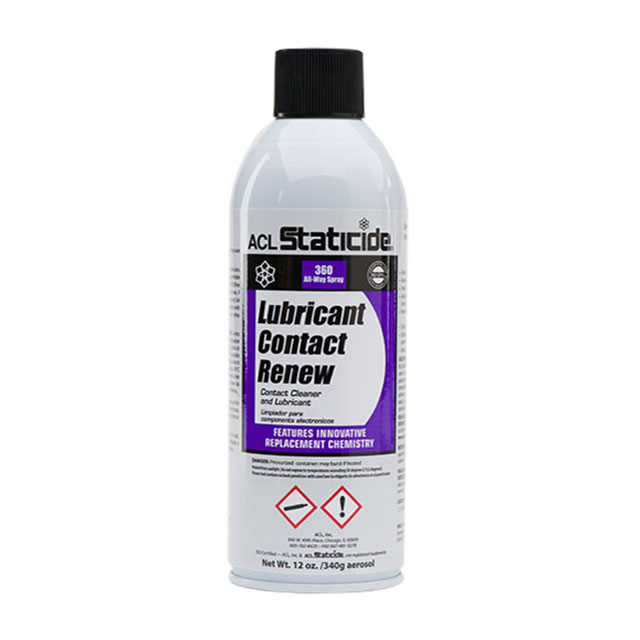 8606 ACL Staticide Inc                                                                    CLEANER LUBRICANT CONTACTS 12OZ