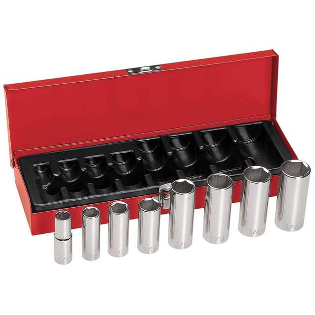 65502 Klein Tools, Inc.                                                                    SOCKET SET 6PT 3/8