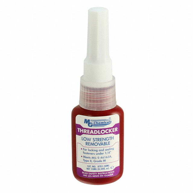 8701-10ML MG Chemicals                                                                    THREADLOCKER, LOW STRENGTH, REMO