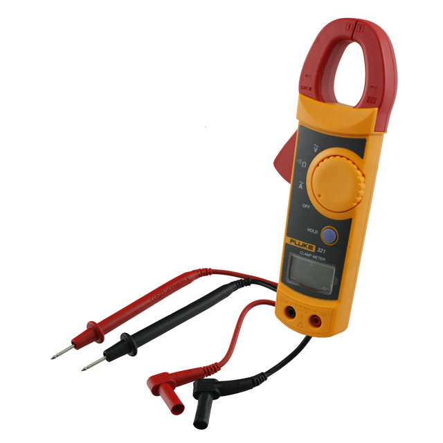 FLUKE-321 Fluke Electronics                                                                    CLAMP METER 400AC 400OHM RES