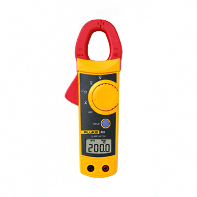 FLUKE-322 Fluke Electronics                                                                    CLAMPMETER 40/400AC 400OHM RES