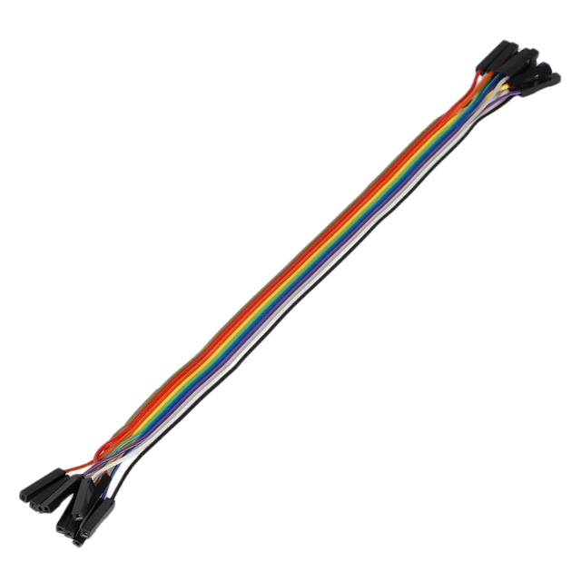 MIKROE-2307 MikroElektronika                                                                    RIBBON CBL 10-WIRE FEM/FEM 20CM