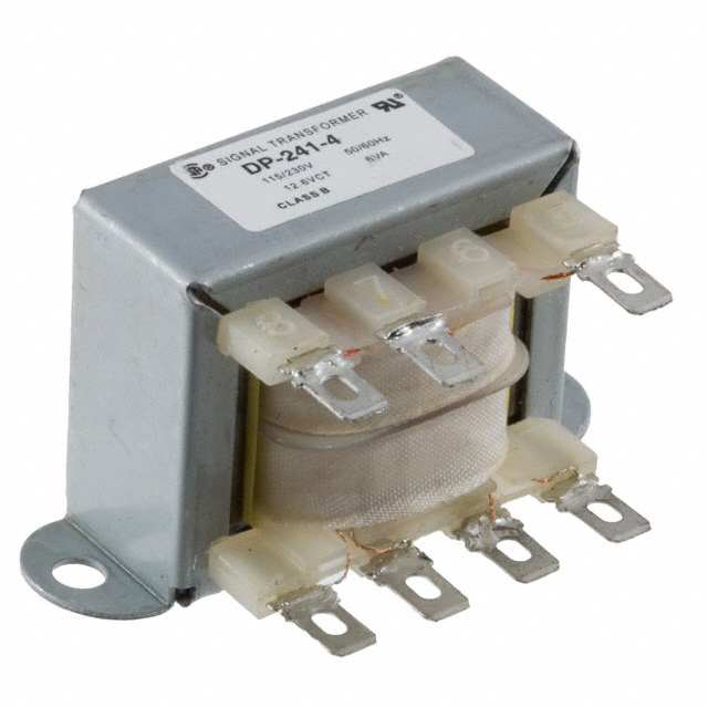 DP-241-4-12 Signal Transformer                                                                    XFRMR LAMINATED 6VA CHAS MOUNT