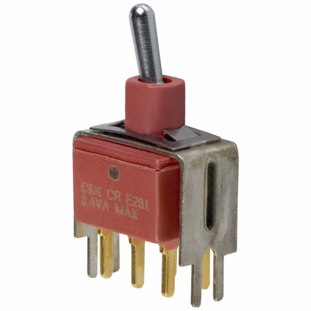 E201MD1V3BE C&K                                                                    SWITCH TOGGLE DPDT 0.4VA 20V