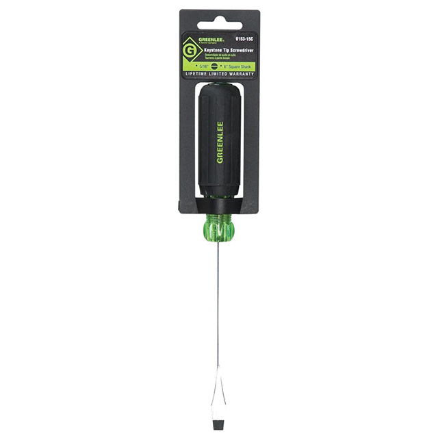 0153-15C Greenlee Communications                                                                    SCREWDRIVER SLOTTED 5/16