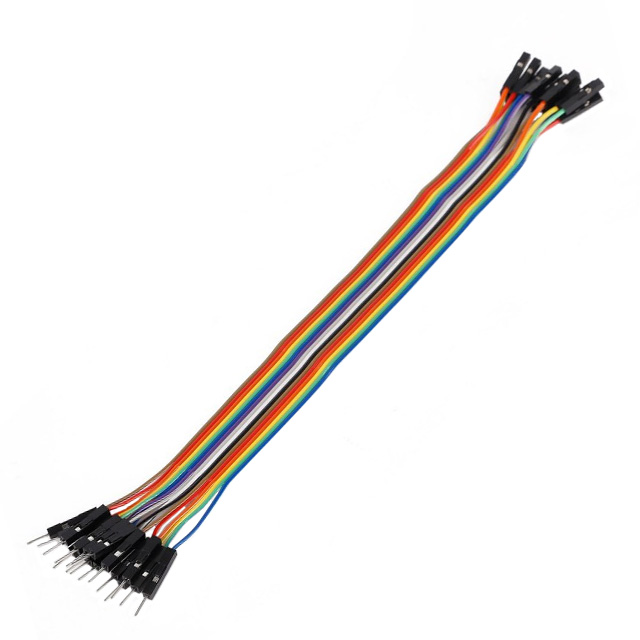 MIKROE-2311 MikroElektronika                                                                    RIBBON CBL 16-WIRE MALE/FEM 20CM