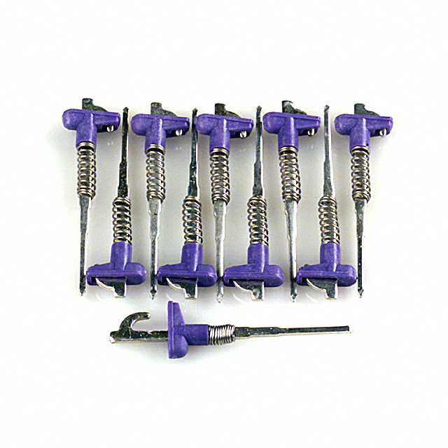 86-1-S-VLT E-Z-Hook                                                                    TERMINAL NAILCLIP 10PK VIOLET