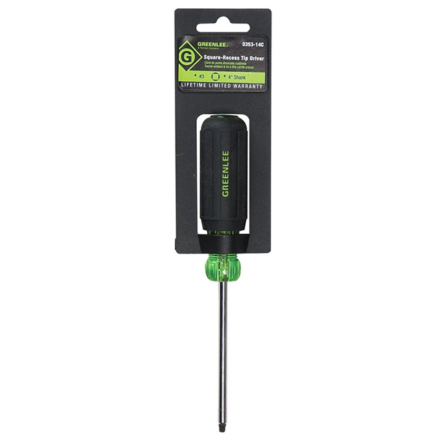 0353-14C Greenlee Communications                                                                    SCREWDRIVER SQUARE #3 8.25