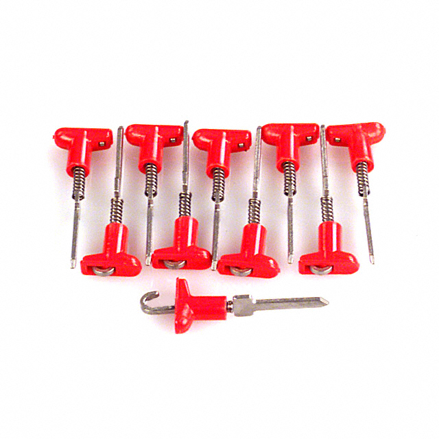 81-1-S RED E-Z-Hook                                                                    TERMINAL NAILCLIP STD 10PK RED