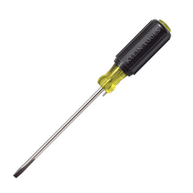 605-4B Klein Tools, Inc.                                                                    SCREWDRIVER SLOTTED 1/4