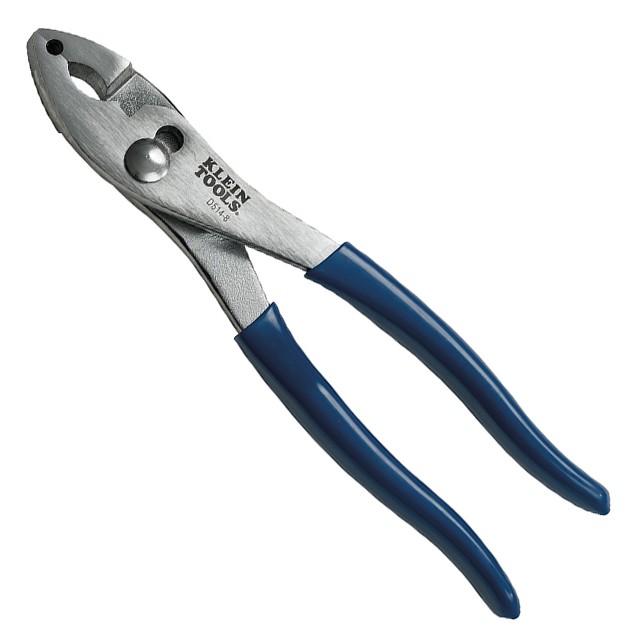 D514-8 Klein Tools, Inc.                                                                    PLIERS STANDARD FLAT NOSE 8.06