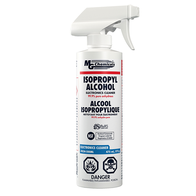 824-500ML MG Chemicals                                                                    CLEANER ELECTRONICS 500ML/17 OZ