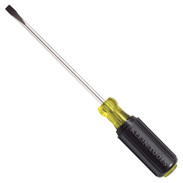 605-4 Klein Tools, Inc.                                                                    SCREWDRIVER SLOTTED 1/4