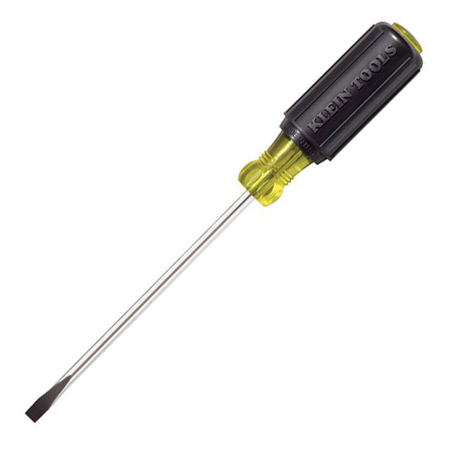 605-6 Klein Tools, Inc.                                                                    SCREWDRIVER SLOTTED 1/4