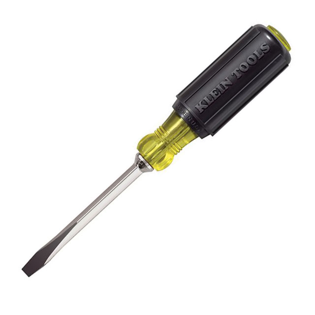 600-4 Klein Tools, Inc.                                                                    SCREWDRIVER SLOTTED 1/4