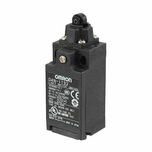 D4N-1132 Omron Automation and Safety                                                                    SWITCH SNAP ACTION DPST 10A 120V