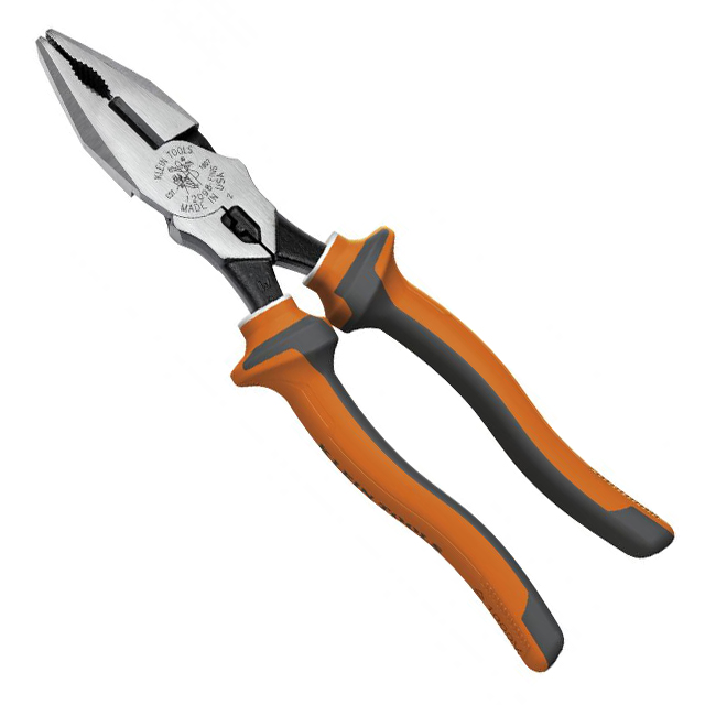 12098-EINS Klein Tools, Inc.                                                                    PLIERS COMBO FLAT NOSE 8.88