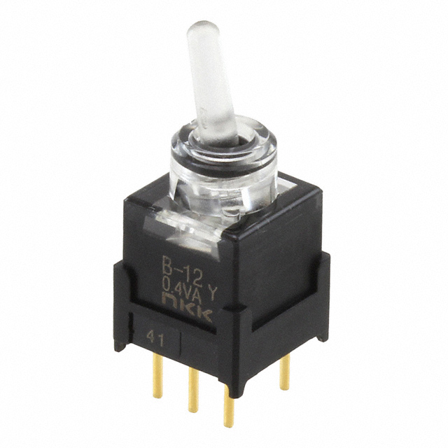 B12JJPD NKK Switches                                                                    SWITCH TOGGLE SPDT 0.4VA 28V