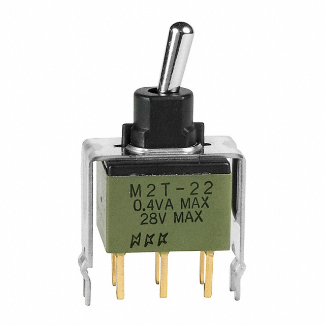 M2T22S4A5G13 NKK Switches                                                                    SWITCH TOGGLE DPDT 0.4VA 28V