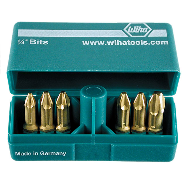 71194 Wiha                                                                    BIT SET PHILLIPS W/CASE 6PCS