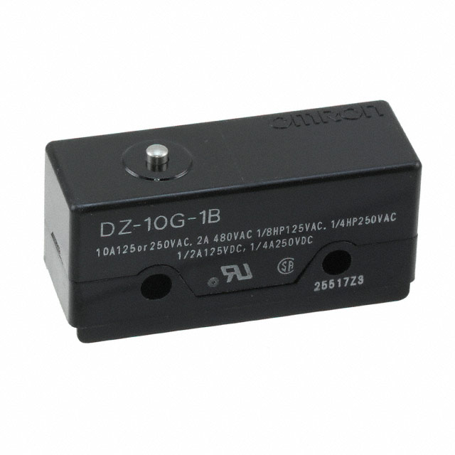 DZ-10G-1B Omron Automation and Safety                                                                    SWITCH SNAP ACTION DPDT 10A 125V