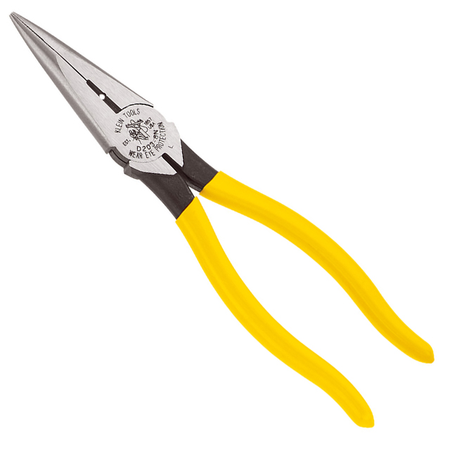 D203-8N Klein Tools, Inc.                                                                    PLIERS COMBO LONG NOSE 8.44