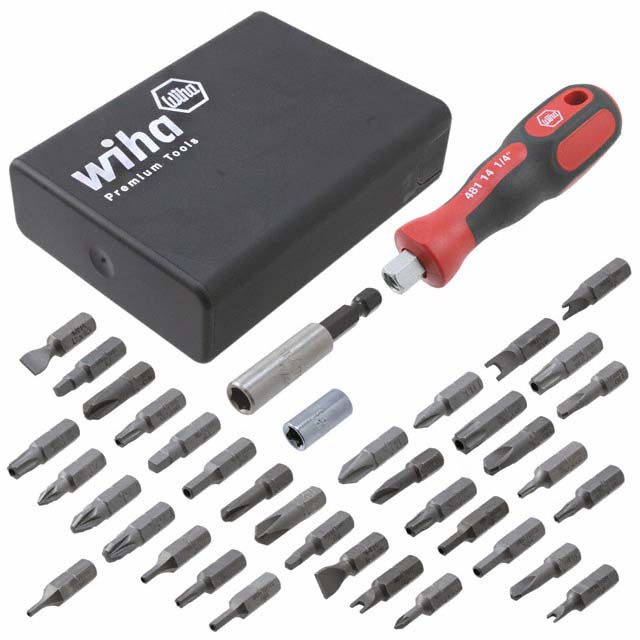 71990 Wiha                                                                    BIT SET ASSORTED W/CASE 39PC