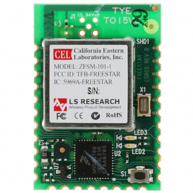 ZFSM-101-1 CEL                                                                    RF TXRX MOD 802.15.4 TRACE ANT