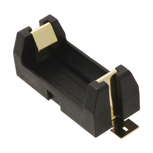 1016 Keystone Electronics                                                                    BATTERY HOLDER 1/2 AA SMD TAB