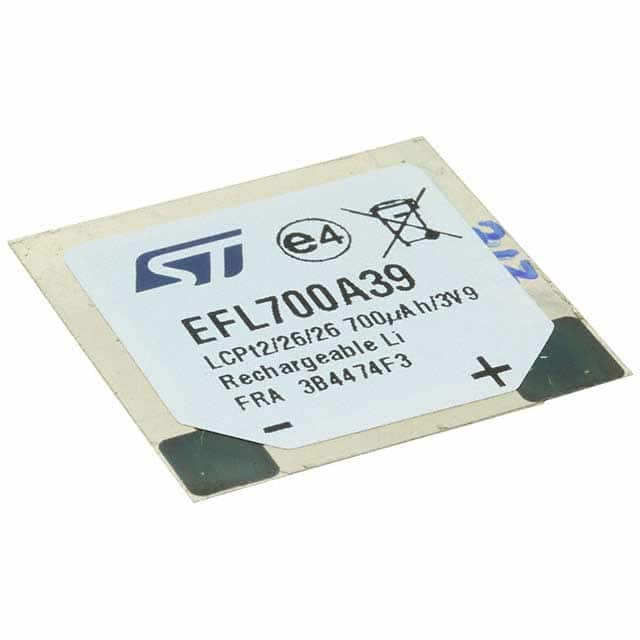 EFL700A39-RL STMicroelectronics                                                                    BATT LITH THIN FILM 3.9V 700UAH