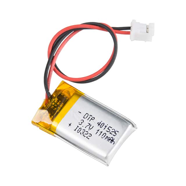 PRT-13853 SparkFun Electronics                                                                    BATTERY LITHIUM 3.7V 110MAH