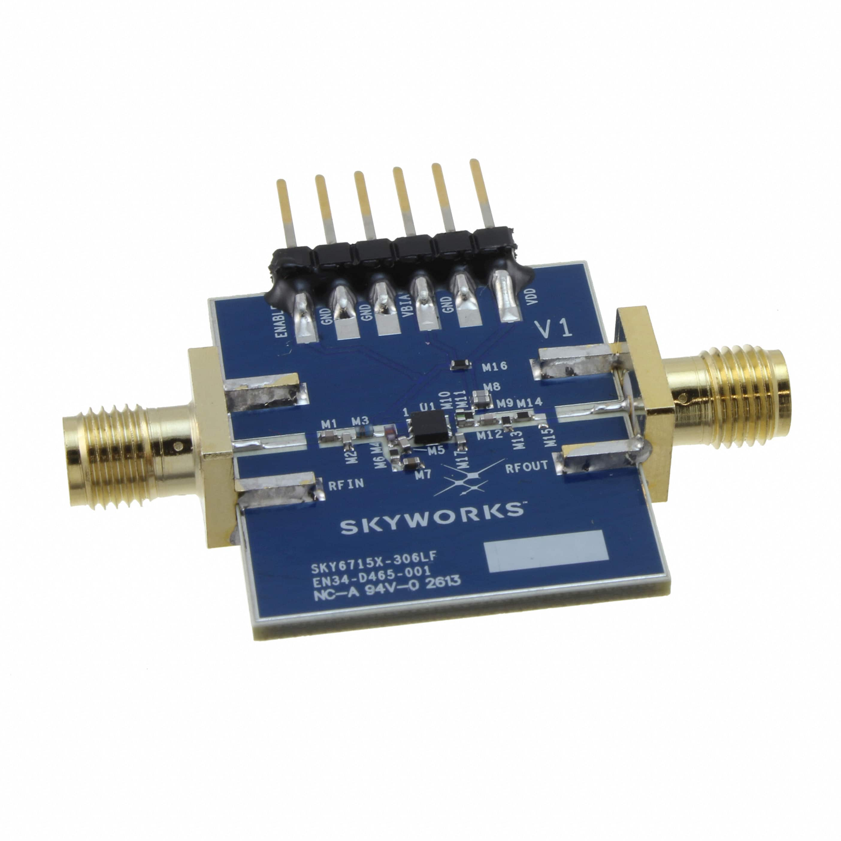 SKY67153-396LF-EVB (1600-2170 MHZ) Skyworks Solutions Inc.                                                                    EVAL BOARD RF LNA SKY67153-396LF