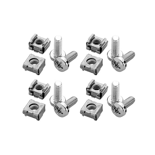 ECNSM6 Hoffman Enclosures, Inc.                                                                    (8) CAGE NUT, SCREW PKG 6MM