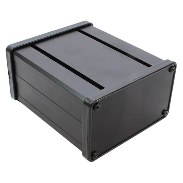 431609 Hammond Manufacturing                                                                    BOX ALUM BLACK 3.94"L X 3.52"W