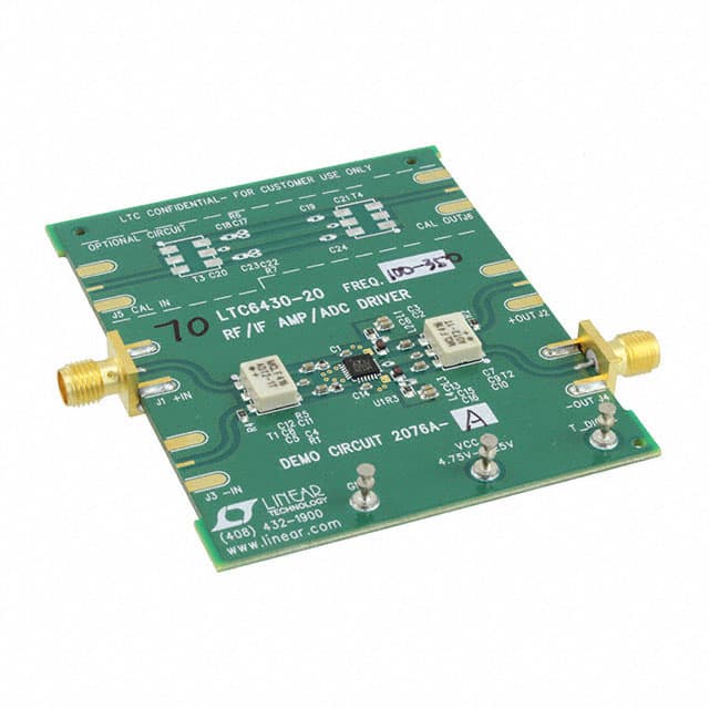 DC2076A-A Linear Technology/Analog Devices                                                                    DEMO BOARD LTC6430-20 50-350MHZ