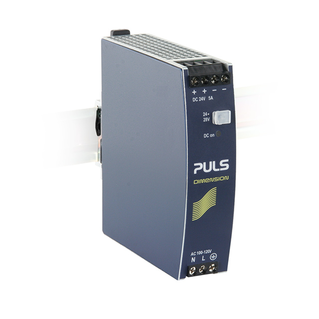 CS5.243 PULS, LP                                                                    DIN RAIL PWR SUPPLY 120W 24V 5A