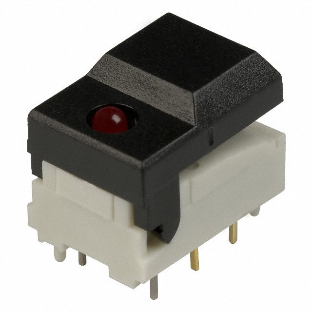 SERL BK RD 7.62 AU EE C&K                                                                    SWITCH PUSH SPDT 0.01A 24V