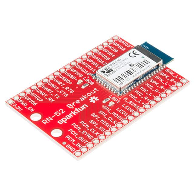 WRL-12849 SparkFun Electronics                                                                    MOD AUDIO BT BREAKOUT RN52