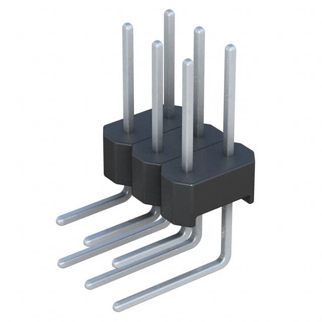 PEC03DBBN Sullins Connector Solutions                                                                    CONN HEADER .100 DUAL R/A 6POS