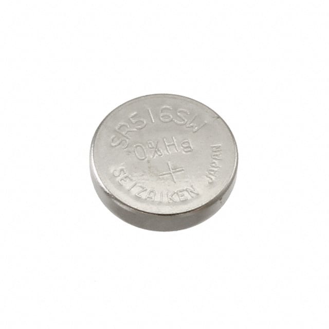 SR516SW Seiko Instruments                                                                    BATTERY SLVR OX 1.55V COIN 5.8MM