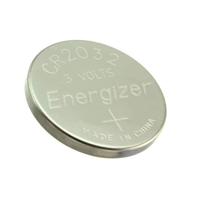 ECR2032 Energizer Battery Company                                                                    BATTERY LITH 3V COIN 20MM STRIP