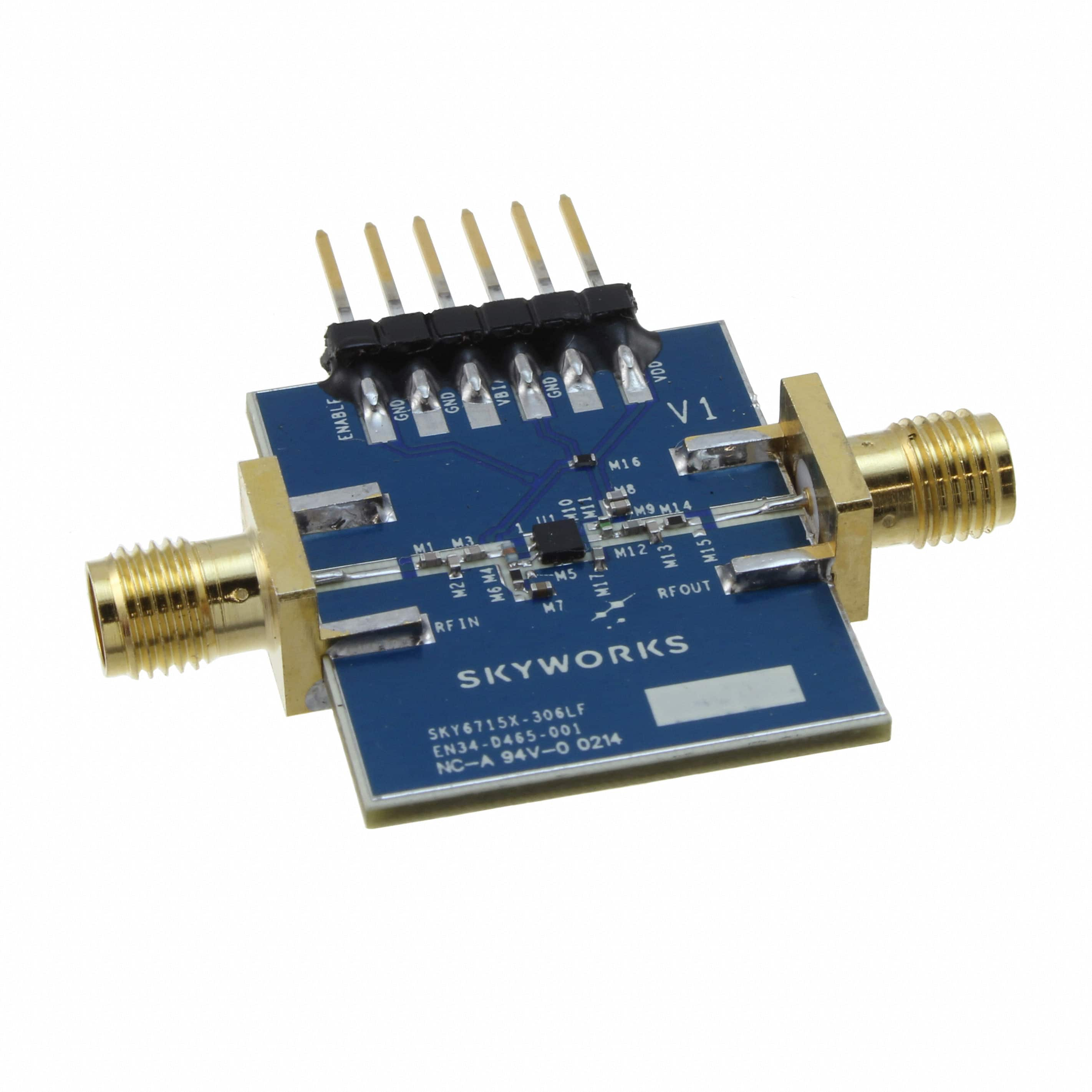 SKY67153-396LF-EVB (3400-3800 MHZ) Skyworks Solutions Inc.                                                                    EVAL BOARD RF LNA SKY67153-396LF