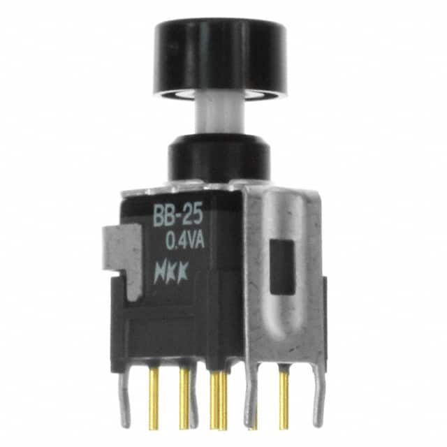 BB25AB-HA NKK Switches                                                                    SWITCH PUSH DPDT 0.4VA 28V