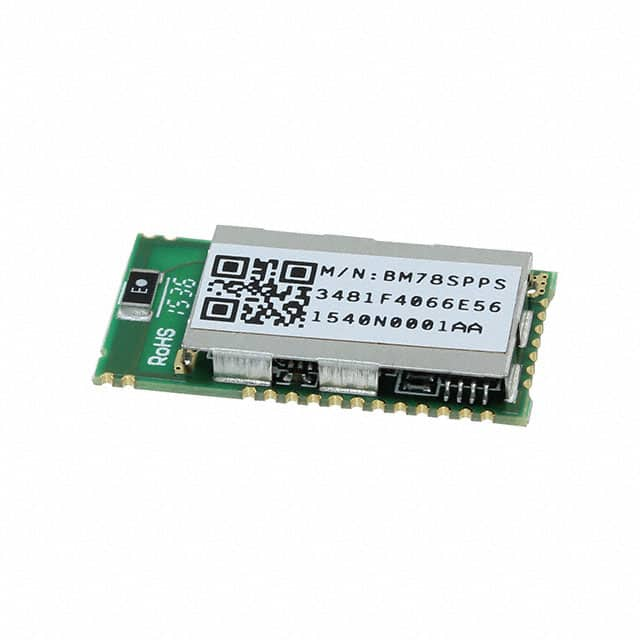 BM78SPPS5NC2-0001AA Microchip Technology                                                                    RF TXRX MOD BLUETOOTH CHIP ANT