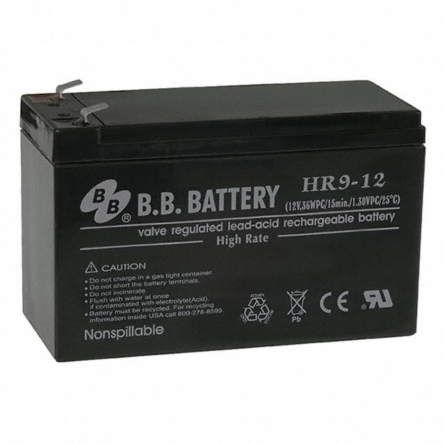 HR9-12-T2 B B Battery                                                                    BATTERY LEAD ACID 12V 8AH