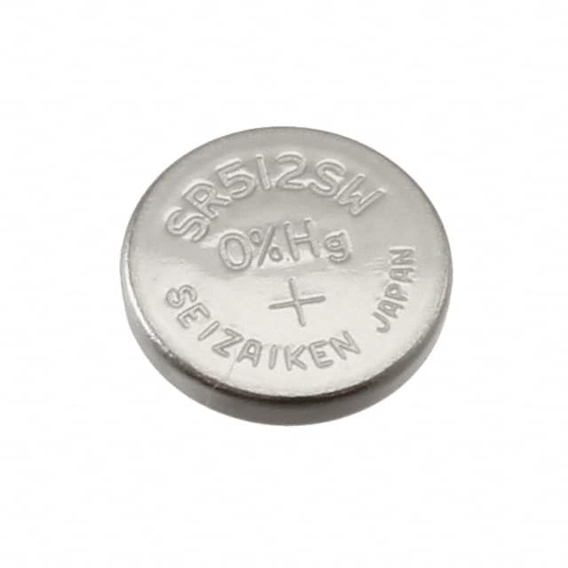 SR512SW Seiko Instruments                                                                    BATTERY SLVR OX 1.55V COIN 5.8MM