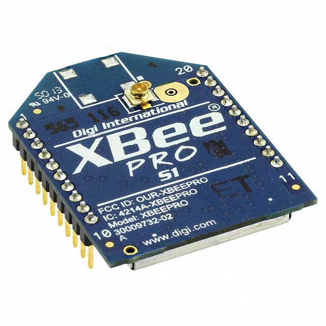 XBP24-AUI-001J Digi International                                                                    RF TXRX MODULE 802.15.4 U.FL ANT